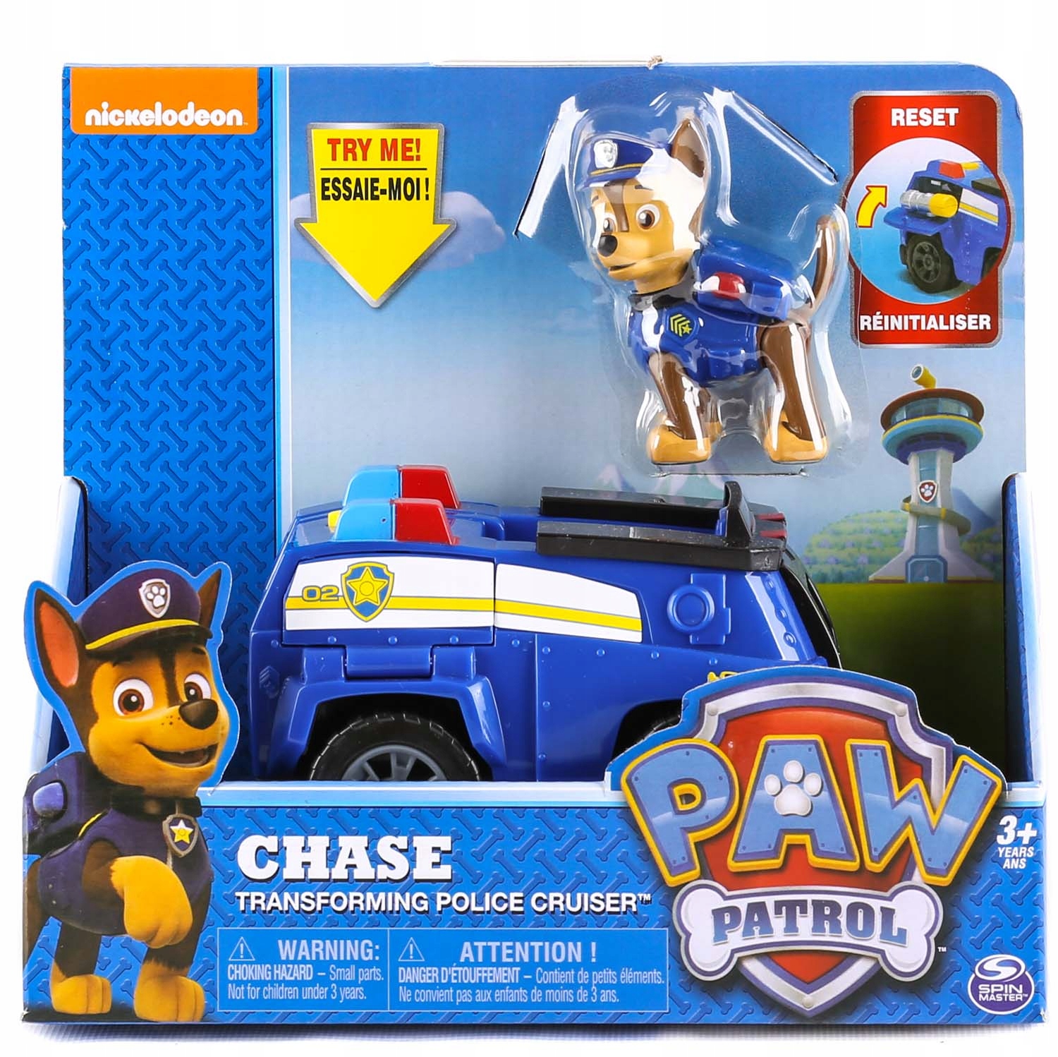 PSI PATROL TRANSFORMUJÚCI RÁDIOVÝ AUTOMOBIL + CHASE FIGURE Pohlavie Chlapci