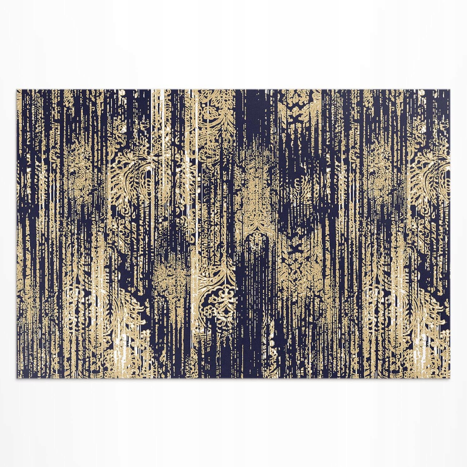 Vinylový koberec na terasu Textúra zničenej tkaniny vintage boho 80x120 cm