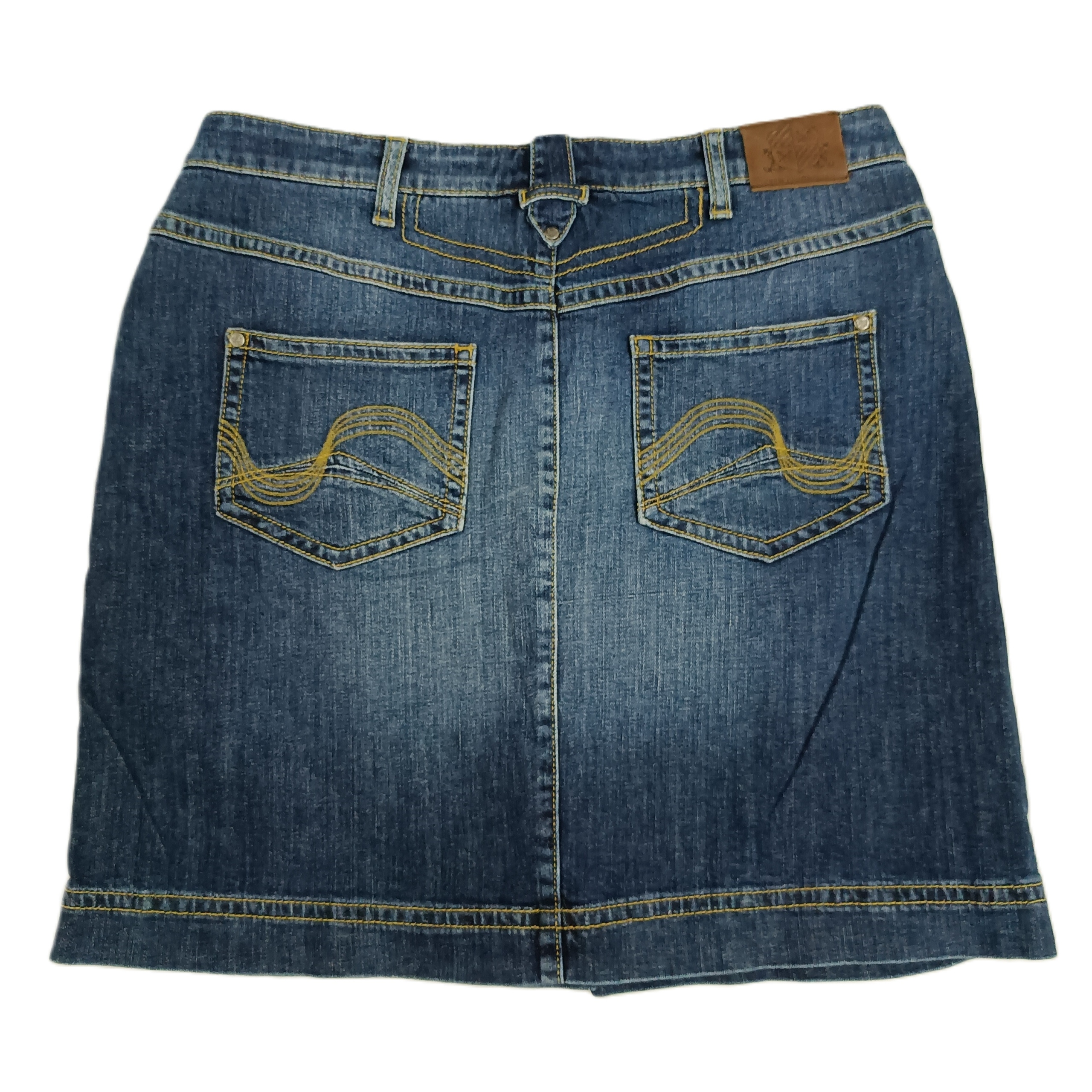 SPÓDNICA DAMSKA JEANSOWA MINI ROZM. 42__DENIM Marka inna
