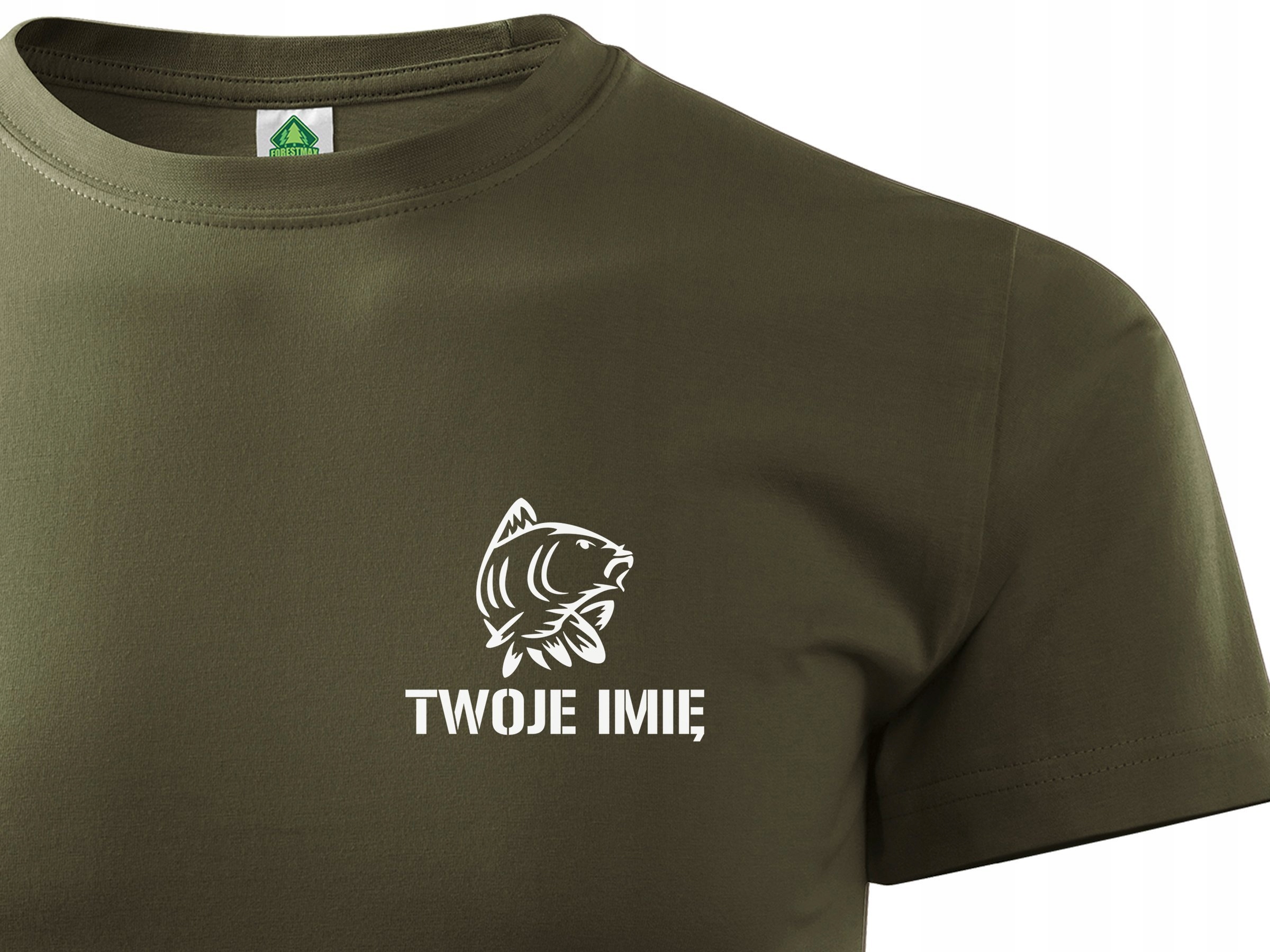 

T-shirt dla Wędkarza koszulka z imieniem