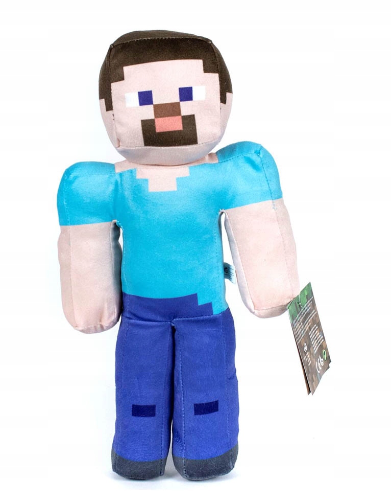 

Oryginalna Maskotka Pluszak Minecraft Steve 34cm