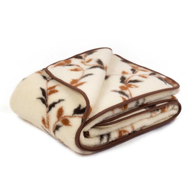 Vlněná deka merino 220x200 Mena hnědá Rehabilitační výrobky