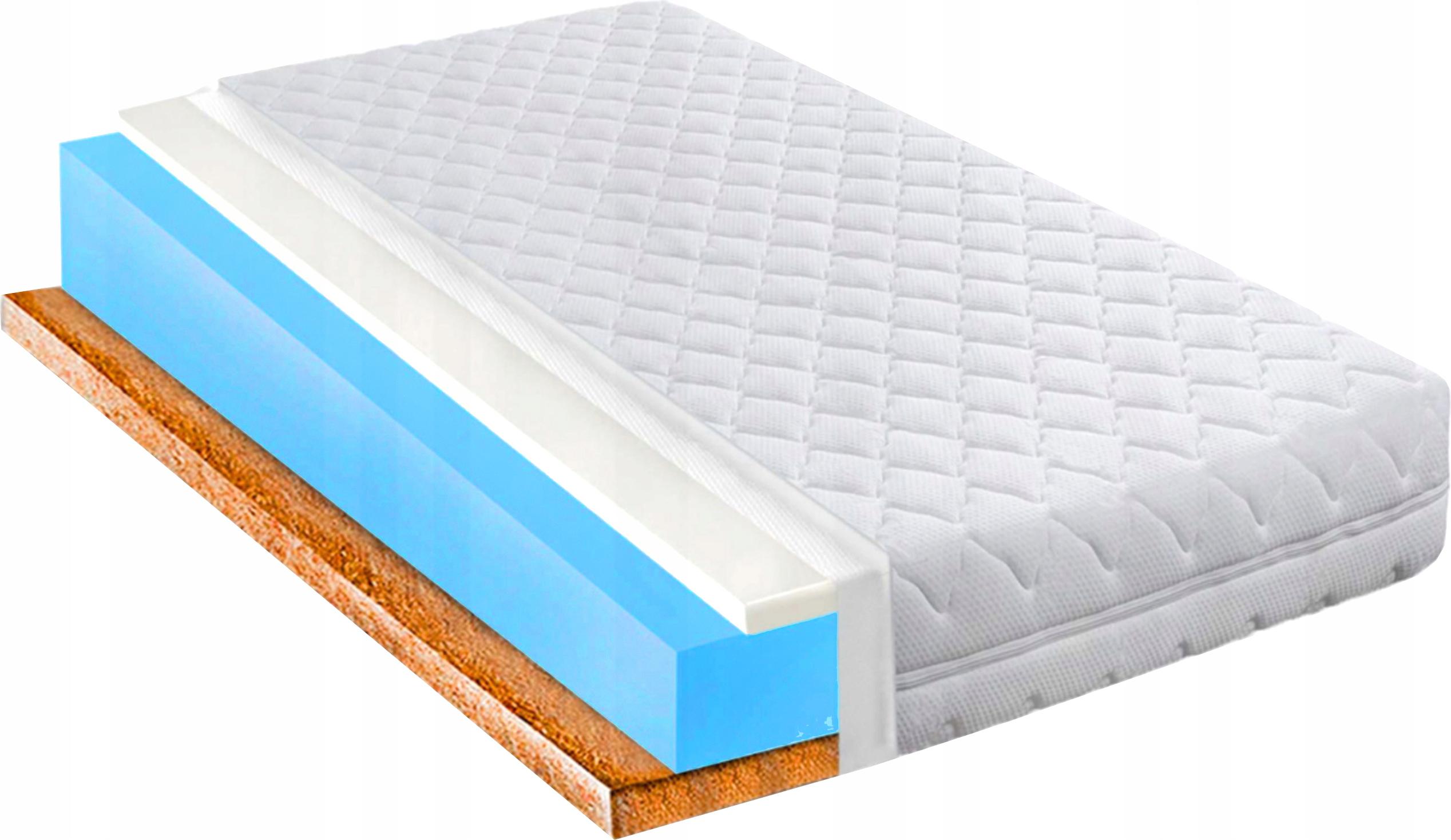 Matrace 160x190 visco kokos kontrakce premium 20 cm termoelastická měkká H1