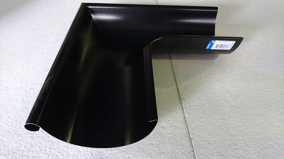 NAROŻNIK ZEWNĘTRZNY/RVY 125/90 CZARNY/SVRT LINDAB