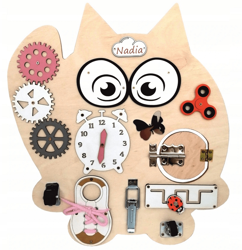 

Tablica Manipulacyjna Mata Montessori Imię dziecka