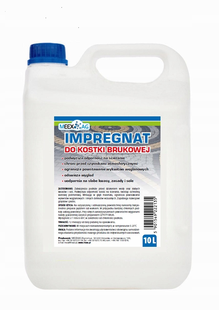 

Impregnat Do Kostki Brukowej 10L Nawet Do 80 M2!!