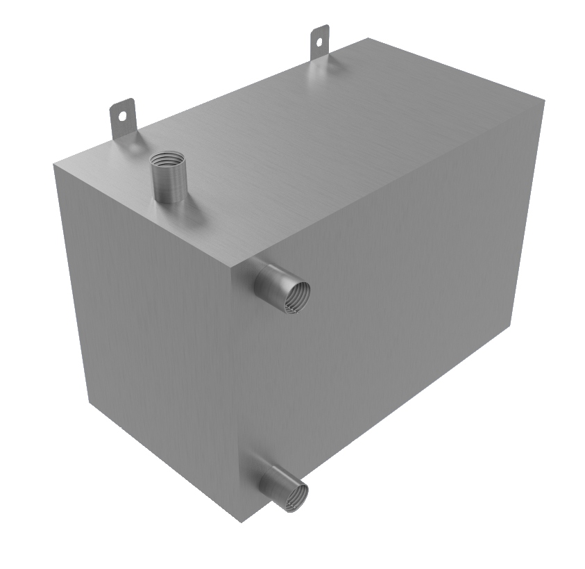 Nádoba na vyrovnávací nádrž C.o. Nerezová 34L