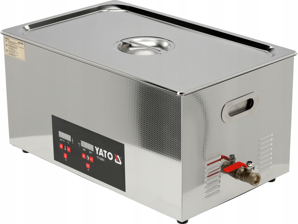 Yato Ultrazvuková Umývačka Vane 22 L, 500X300X150 MM, YT-55801