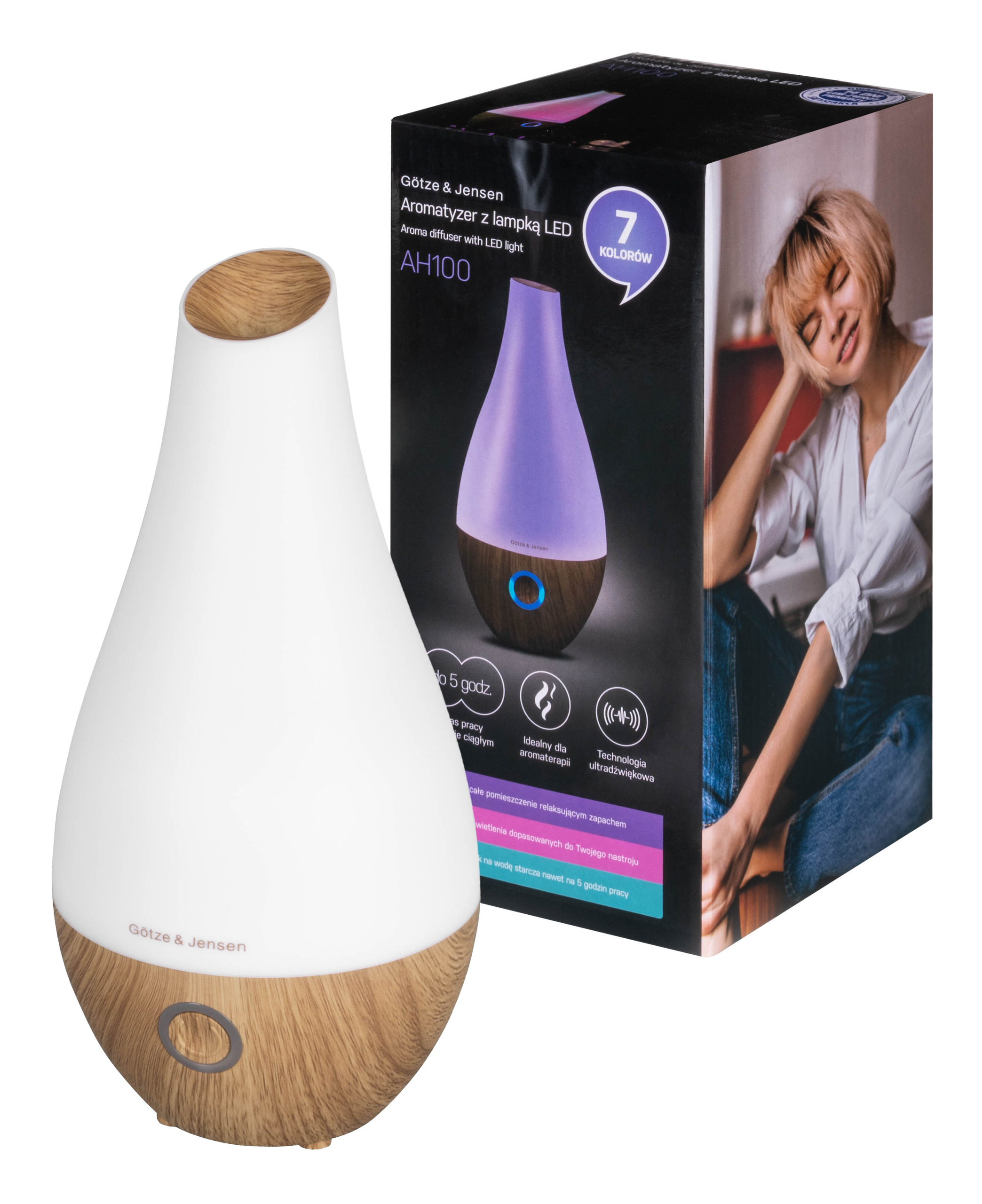 Aromatyzer Götze & Jensen AH100 Biało-brązowy