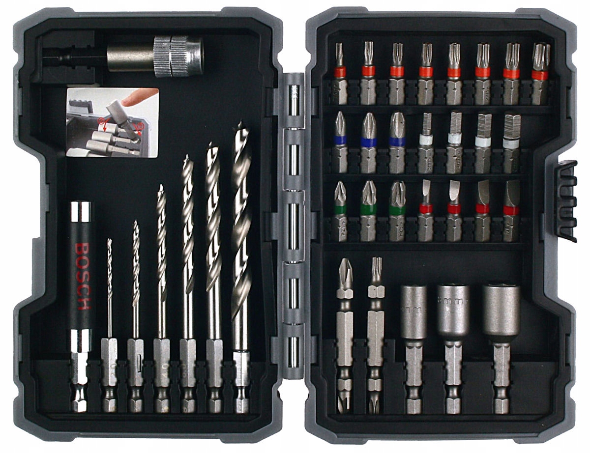 ZESTAW PRO-MIX 35szt. WIERTEŁ HSS i KOŃCÓWEK BOSCH Napięcie (V) inna