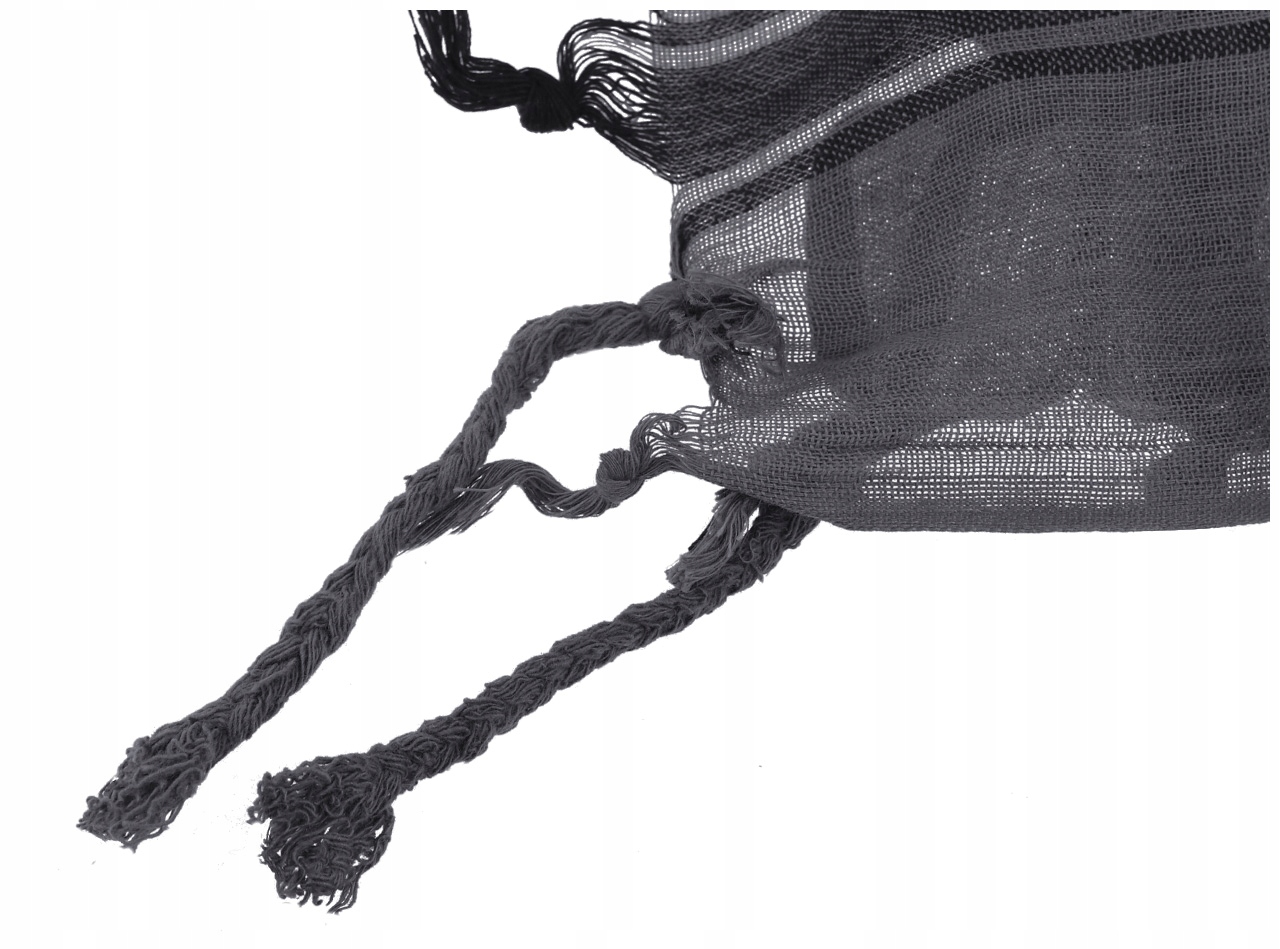 CHUSTA ARAFATKA OCHRONNA BANDAMA SHEMAGH DOMINATOR 100x100 GREY/BLACK Marka Dominator