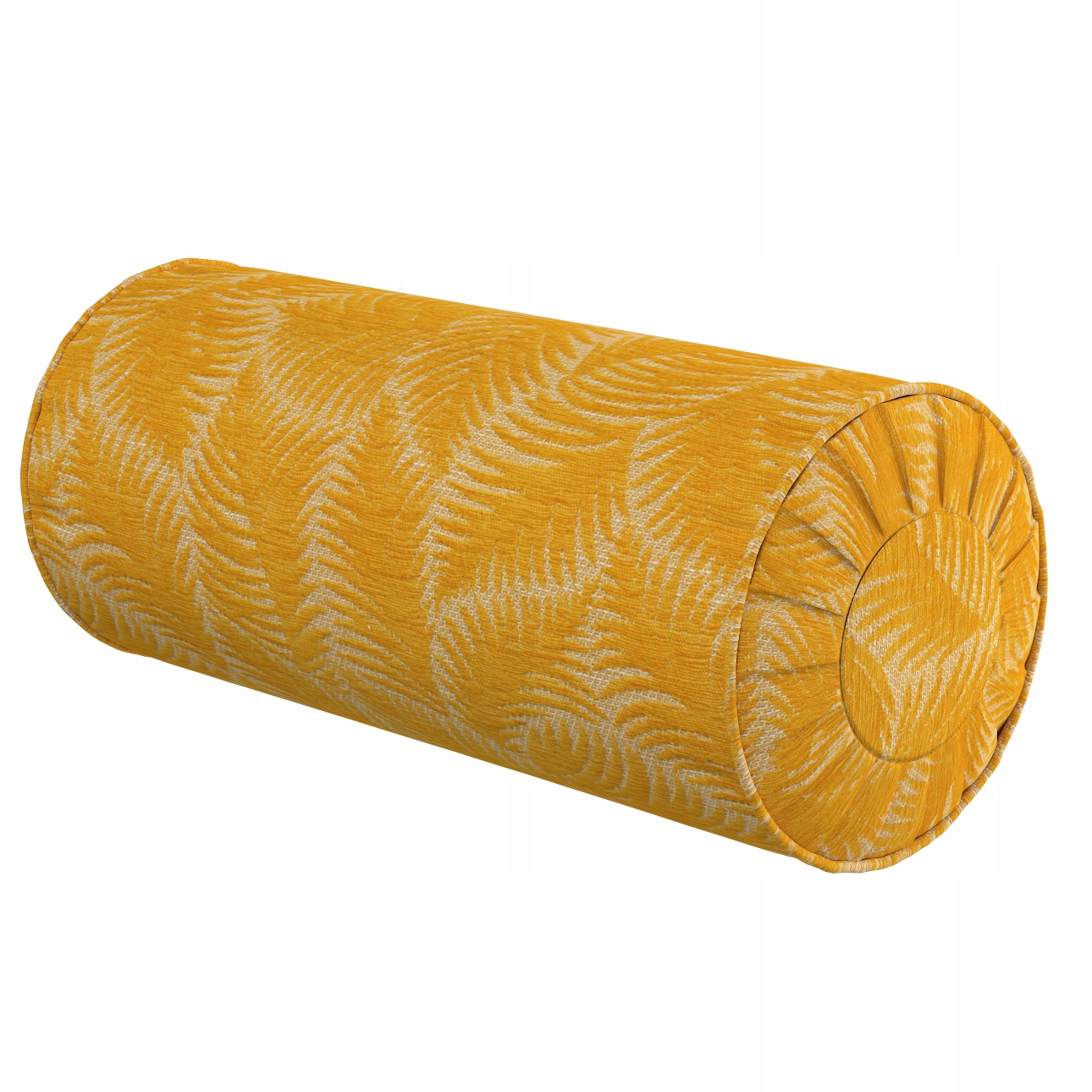 Polštář váleček s záložkami Ø20 x 50 cm oranžový
