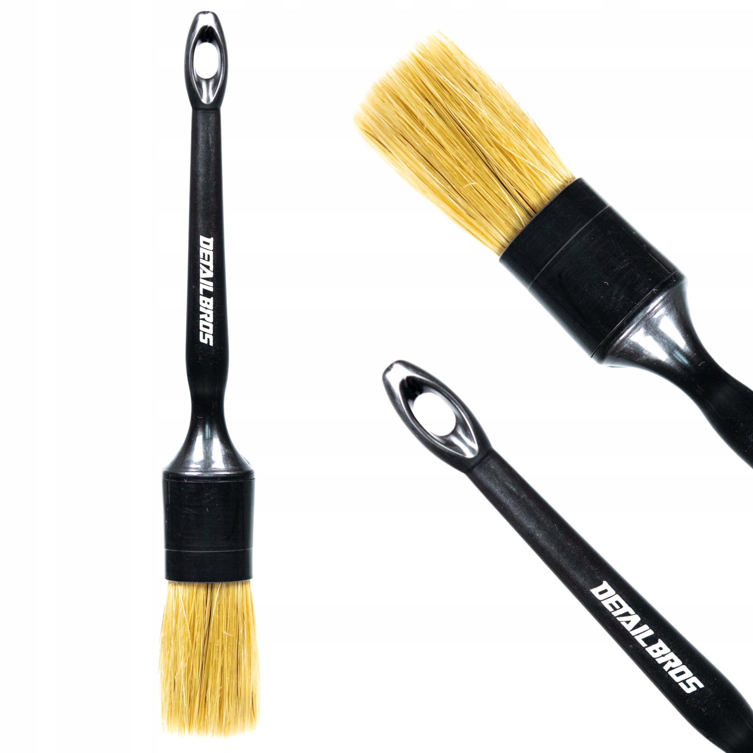Pędzel pędzelek naturalnym włosiem do detailingu detailingowych-Brush 24mm