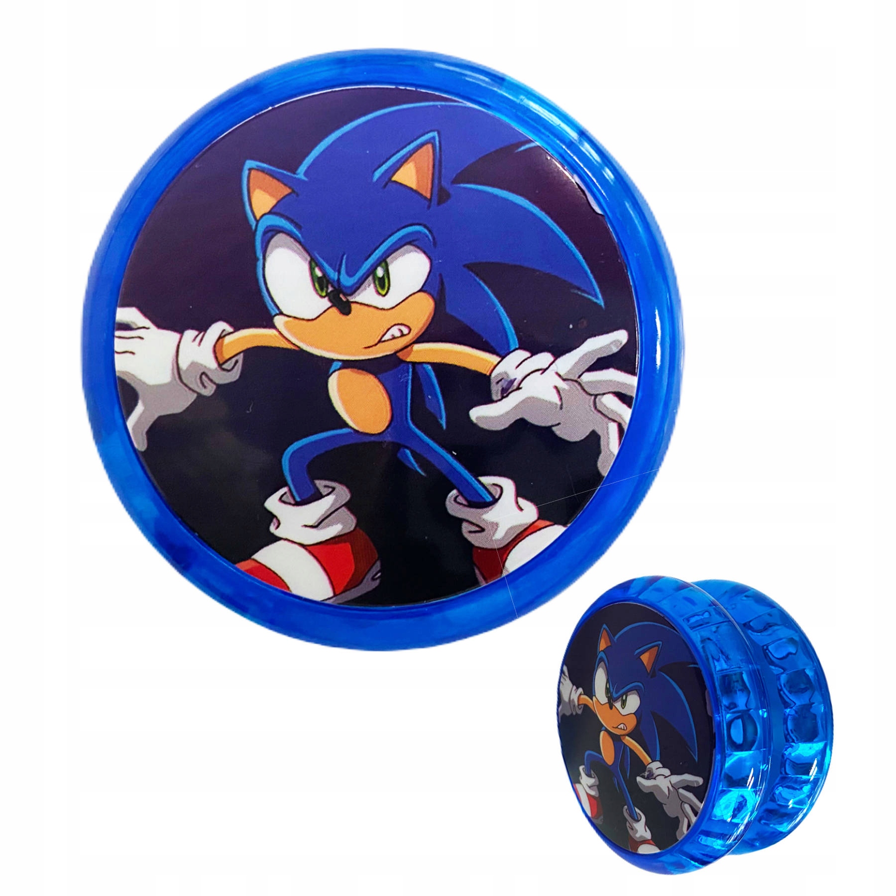 ŚWIECĄCE JOJO SONIC THE HEDGEHOG YOYO - JO-JO YOYO JEŻYK ŚWIECI TRIKI - Kolor dominujący wielokolorowy