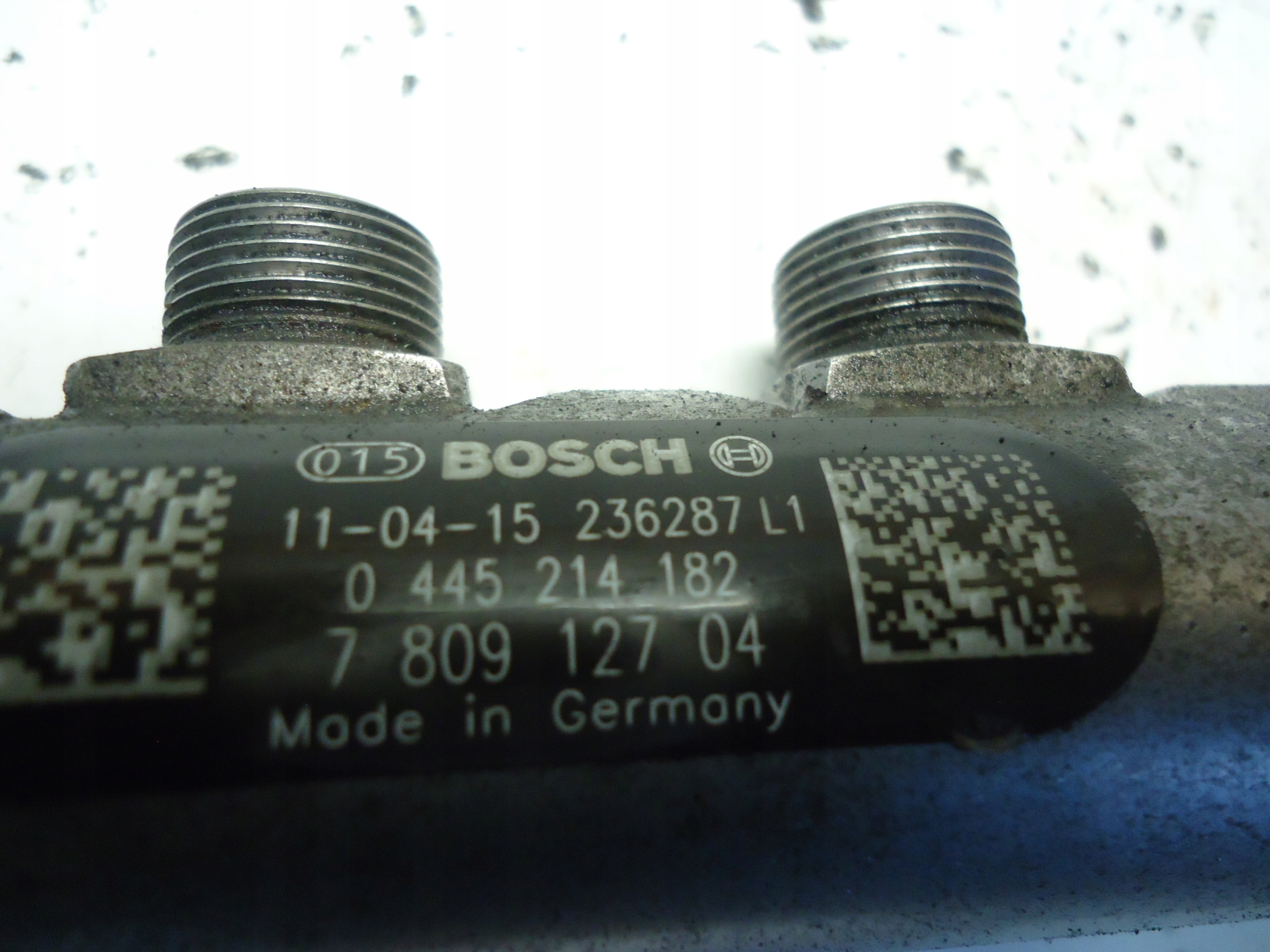 BMW X3 E90 E87 2.0D N47D20 Rampe injection Vanne 0445214182 0281002738