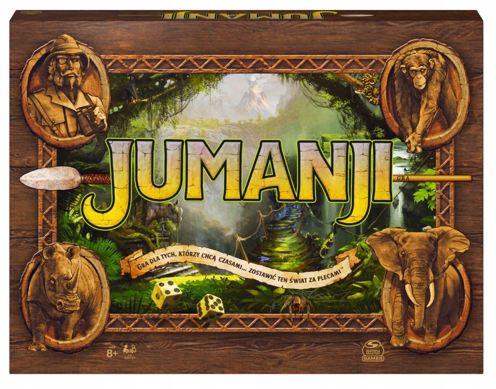 

Gra Przygodowa Jumanji Planszowa Towarzyska