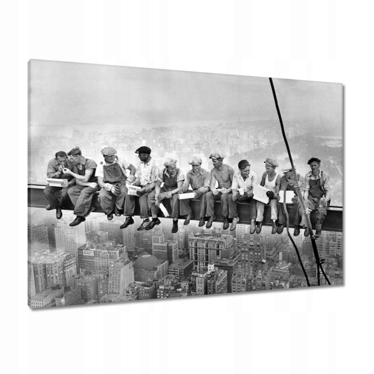 Obrazy 100x70 Robotnicy na belce Lunch