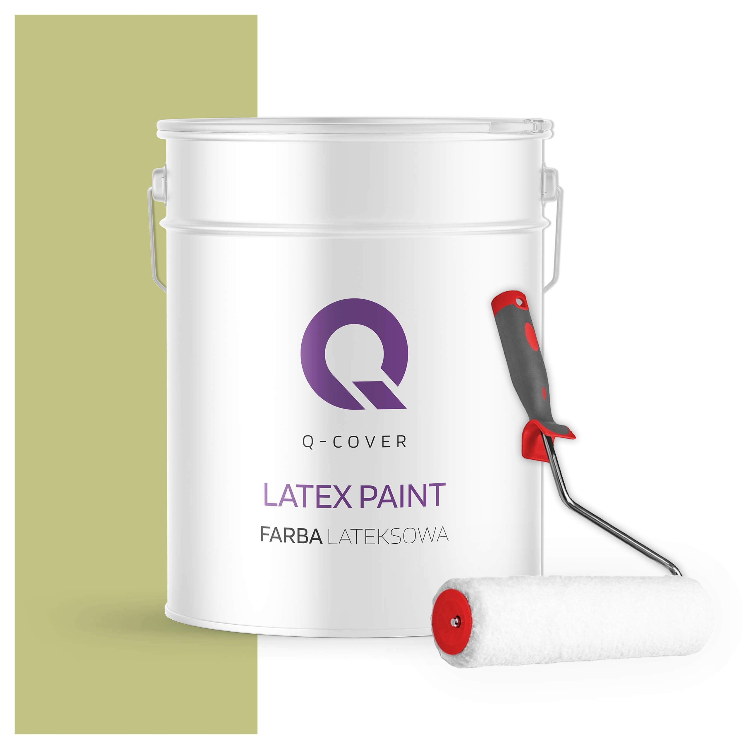 Latexová farba na steny stropov Hlboký mat 10L Hrášok H2451 valček