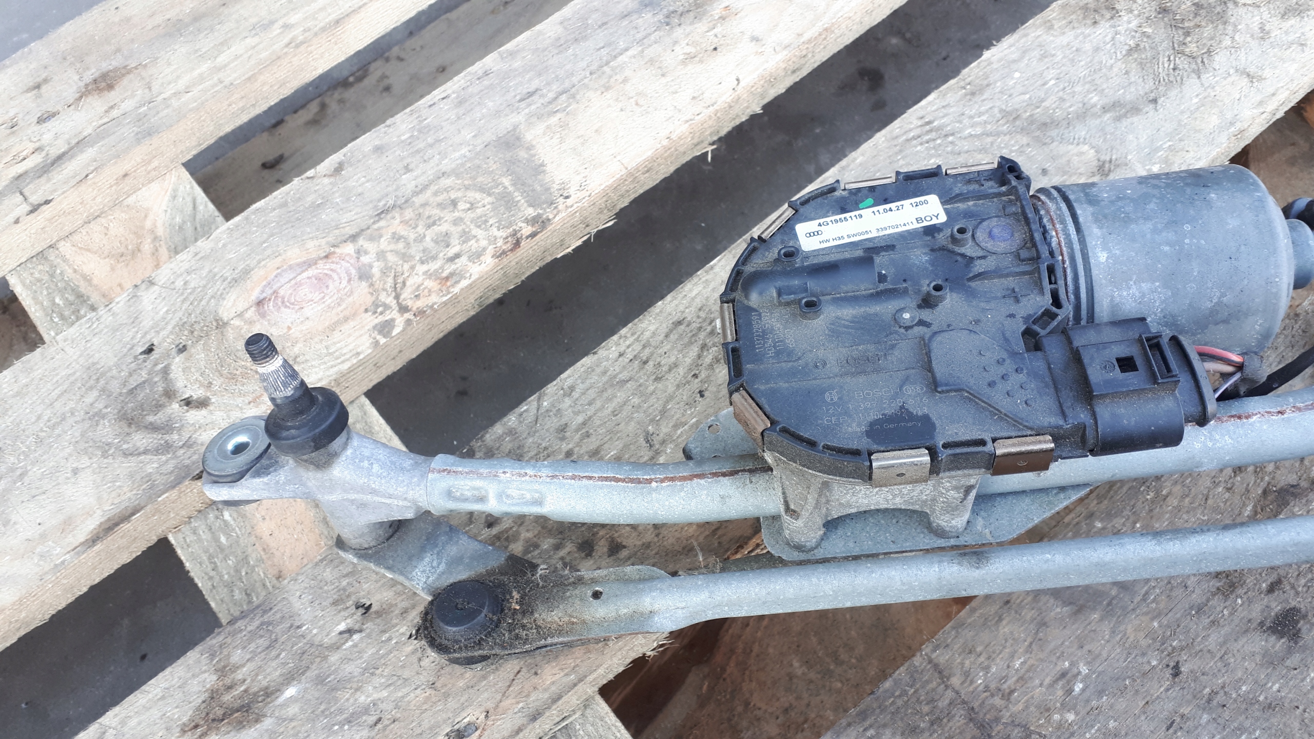 A6 C7 4G wiper mechanism front A7 S6 S7 EU