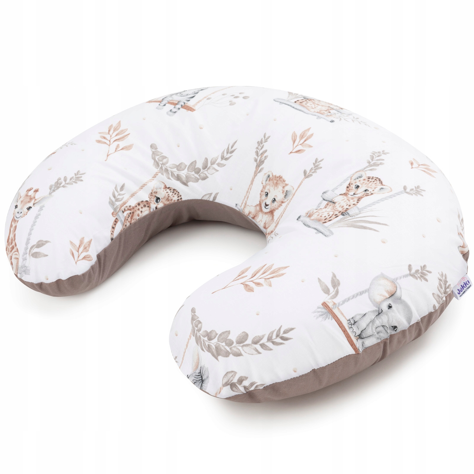 JUKKI PODUSZKA ROGAL DO KARMIENIA Ściągana Poszewka BAWEŁNA