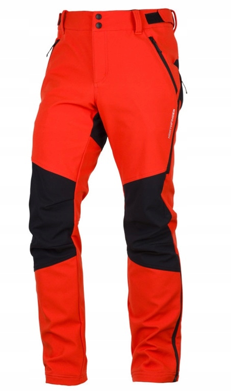Spodnie Męskie North Finder Anatol orange/black XL