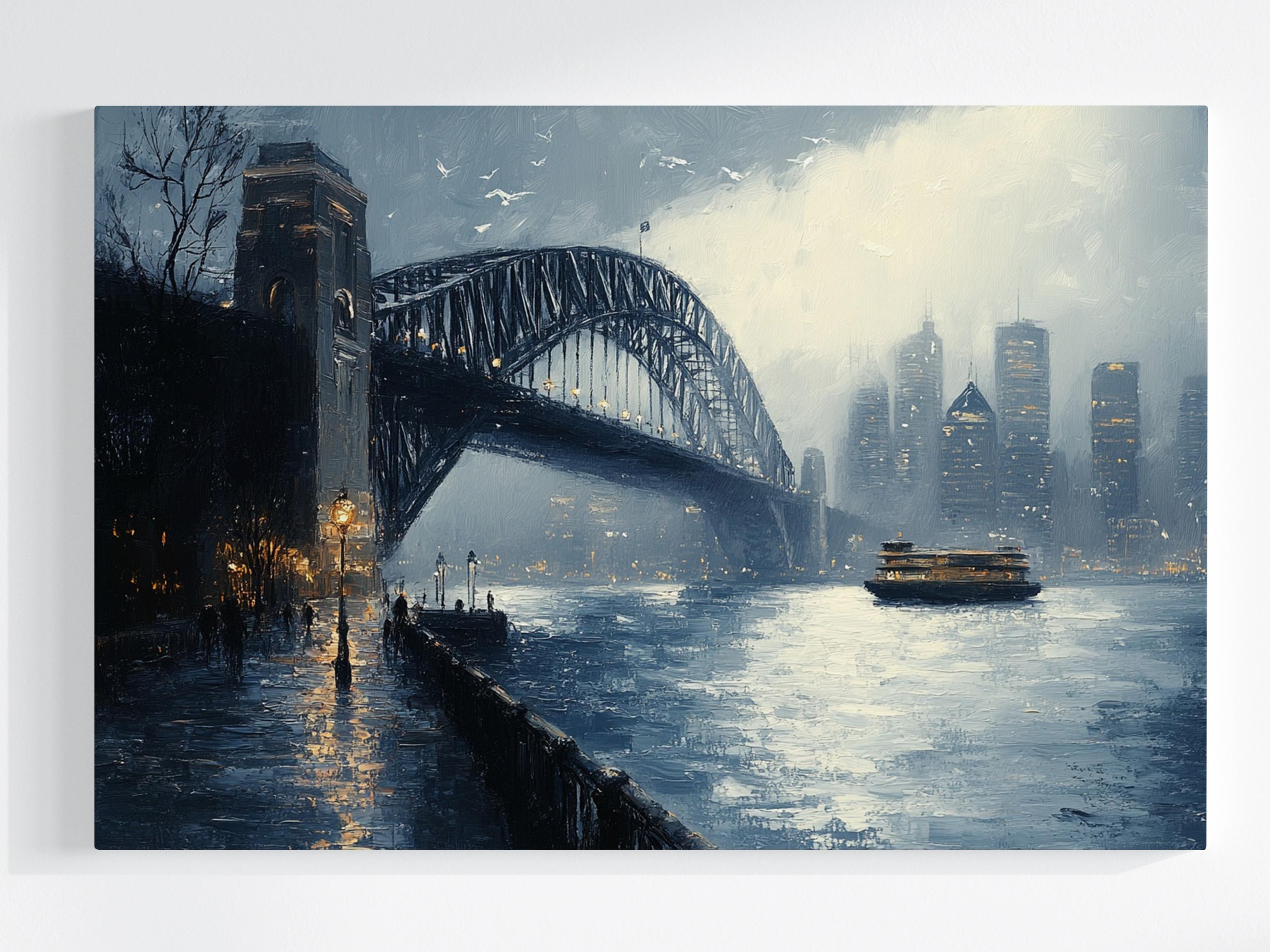 Obraz Na Plátně Canvas Město Sydney Austrálie Most Harbour Bridge 120x80