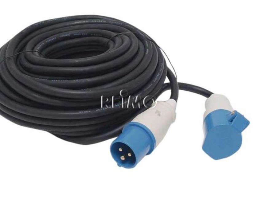 Przedłużacz do przyczepy kampera 25m 3x2,5mm