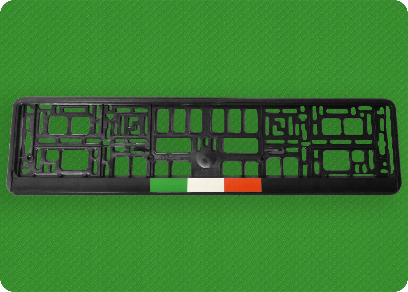 NOWA RAMKA POD TABLICE REJESTRACYJNĄ EU CZARNA