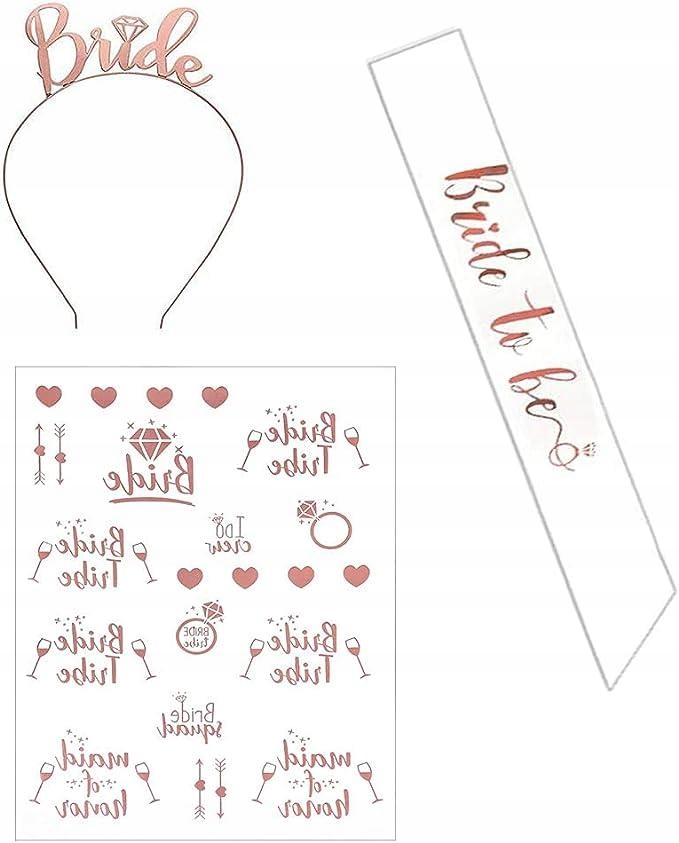 Szarfa dla panny młodej opaska wieczór panieński