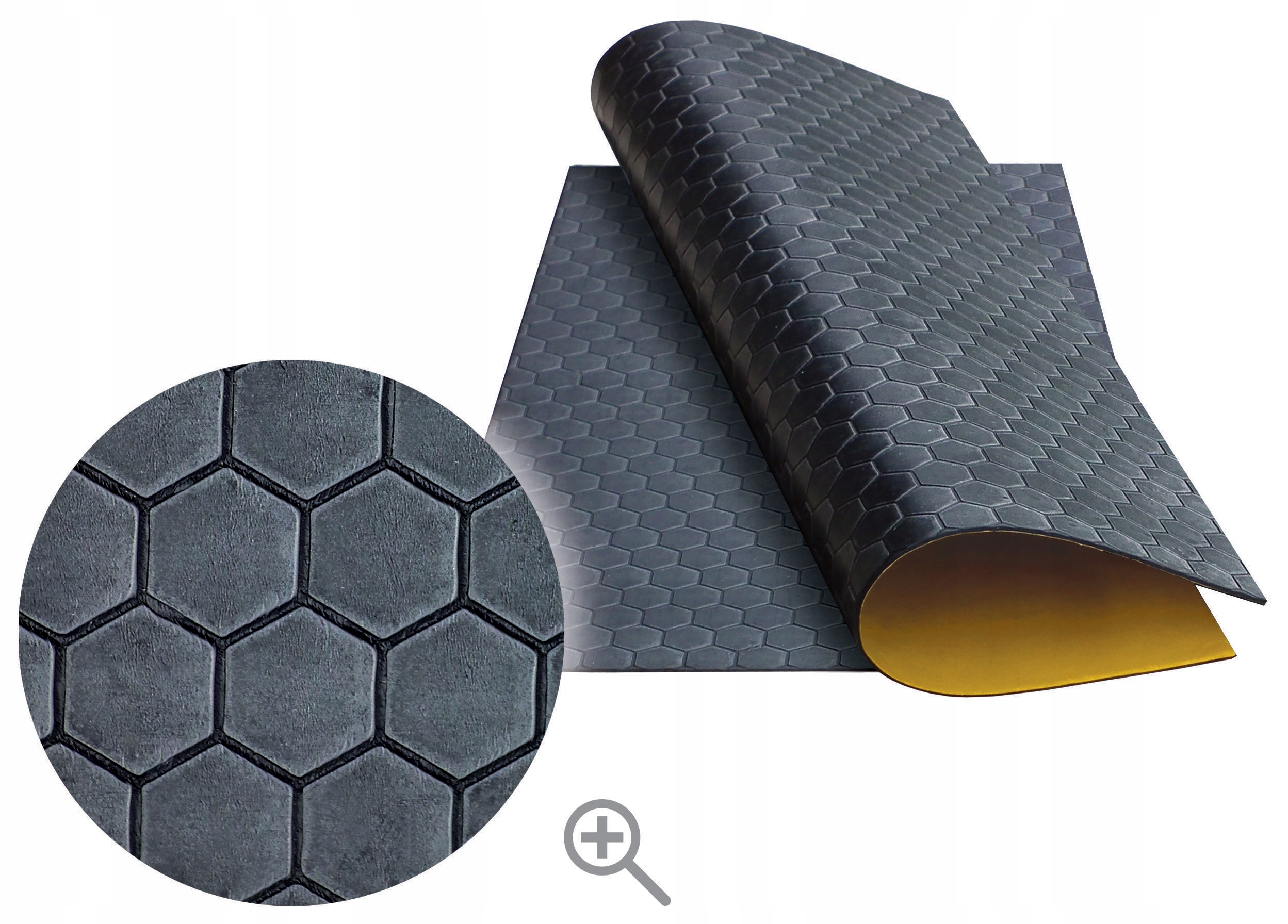 BOLL SAMOPRZYLEPNA MATA GŁUSZĄCA SZEŚCIOKĄT 50x50