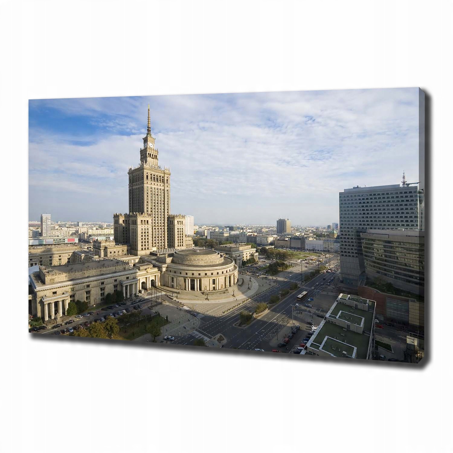 

Foto obraz na płótnie Pałac Kultury 100x70 cm