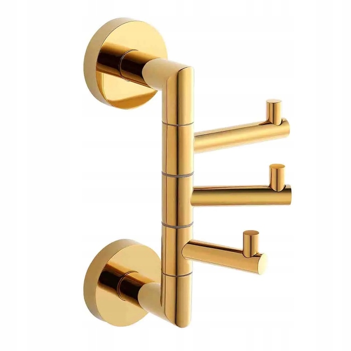 Stella Classic Věšák trojitý zlatý 07.330-G