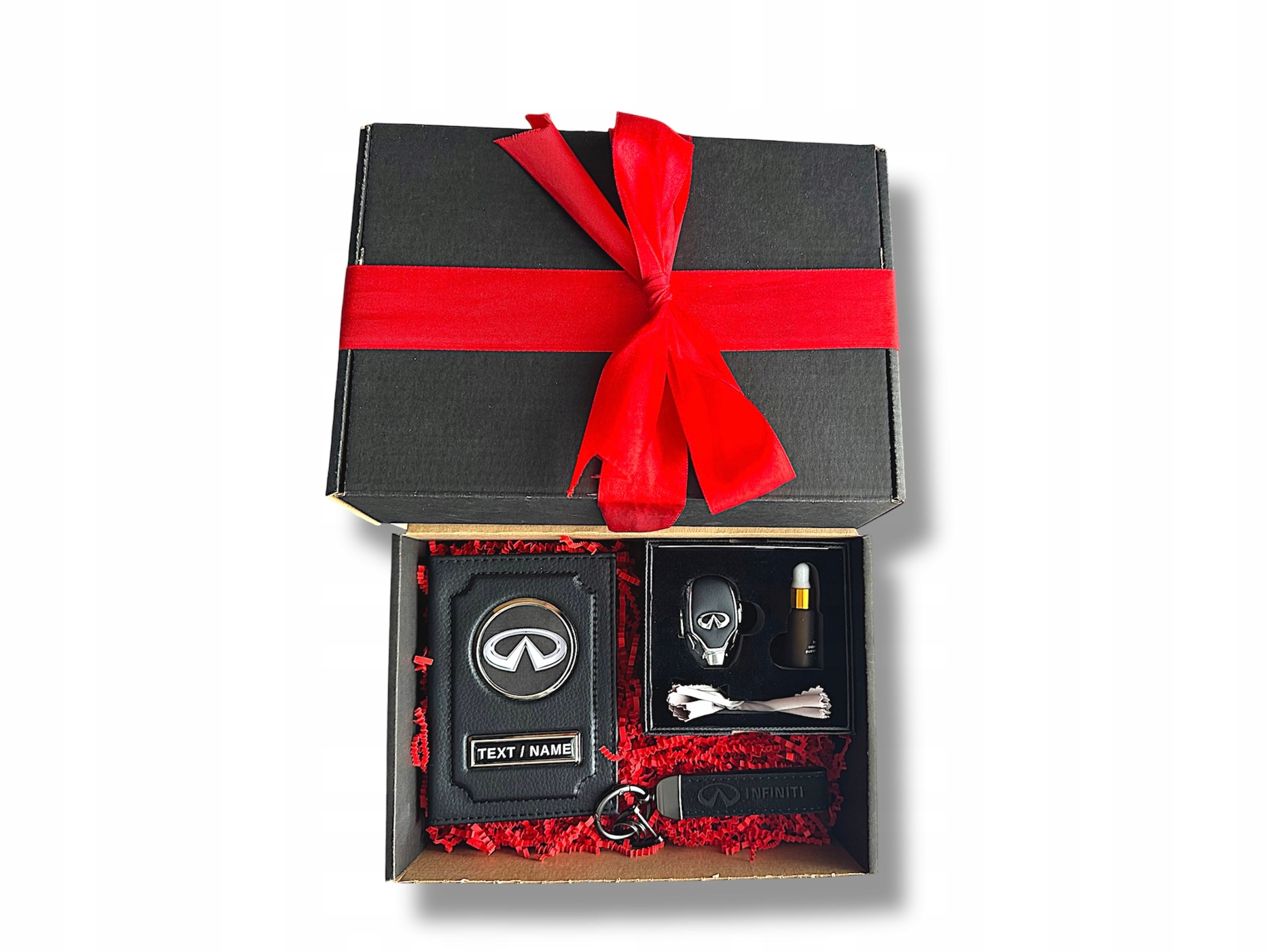 Elegantný darčekový set Medium Infiniti Obálka Kľúčenka Premium Vôňa