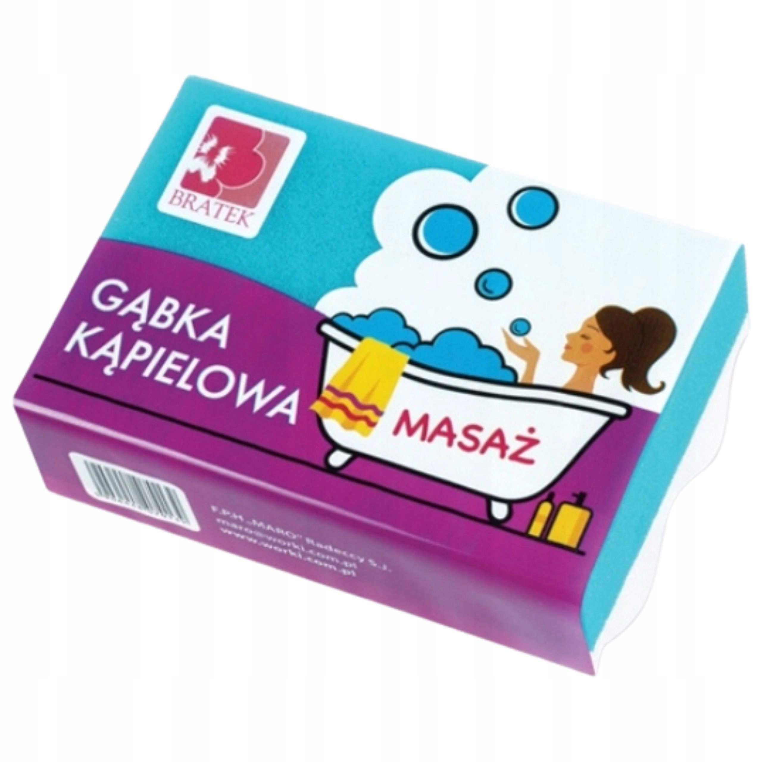 

Gąbka Kąpielowa Z Masażem Bratek