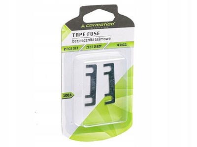 BEZPIECZNIKI TAŚMOWE 41X11 MM, 100A, 2 SZT. Marka Carmotion