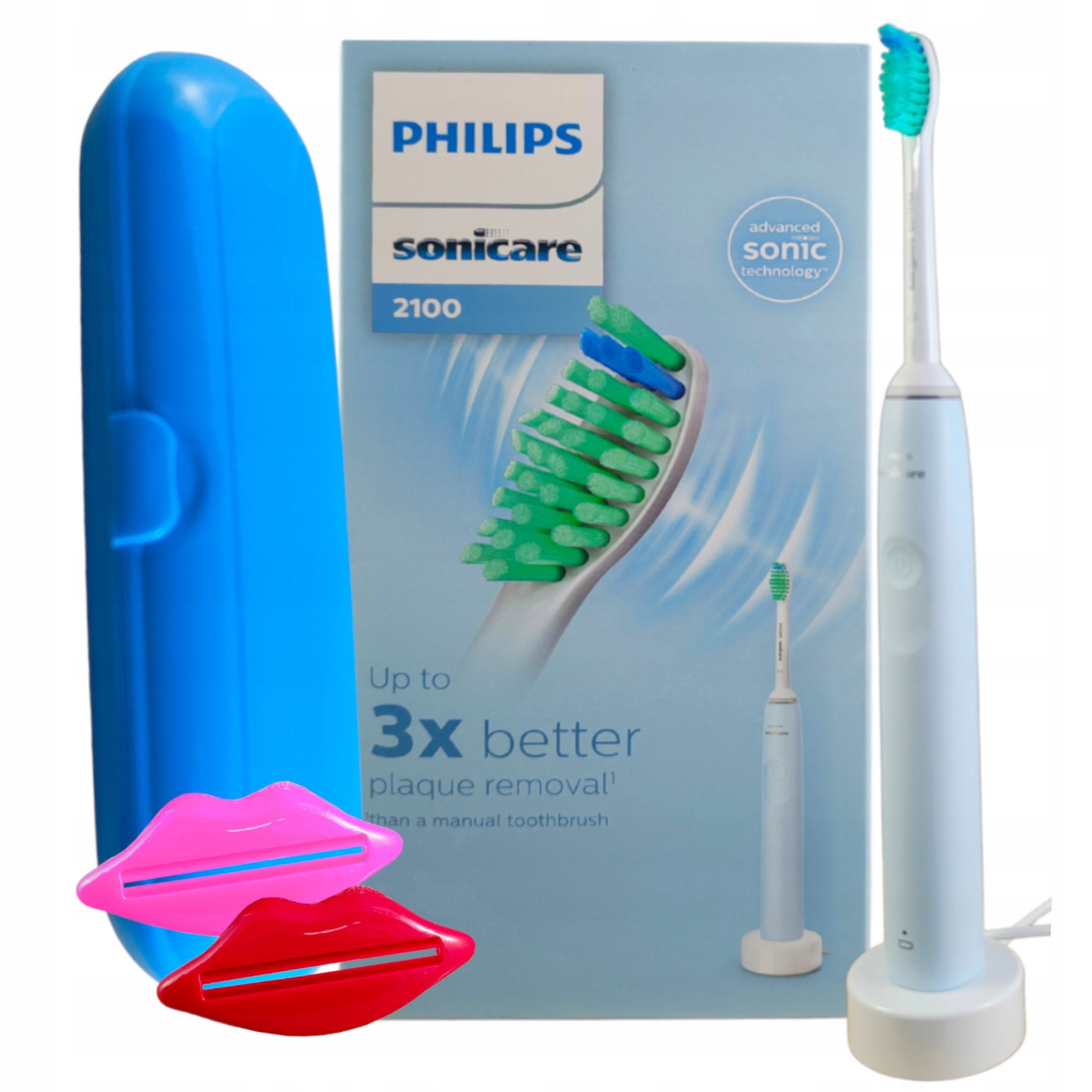 Philips Sonicare 2100 HX3651/12 Szczoteczka soniczna Etui