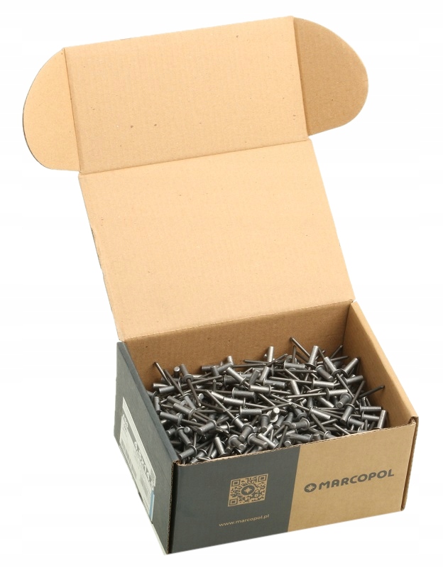 Trhací Nýty Vzduchotěsné Alu Ocel 4,8 x 16 mm 500 kusů Vzduchotěsný Nýt