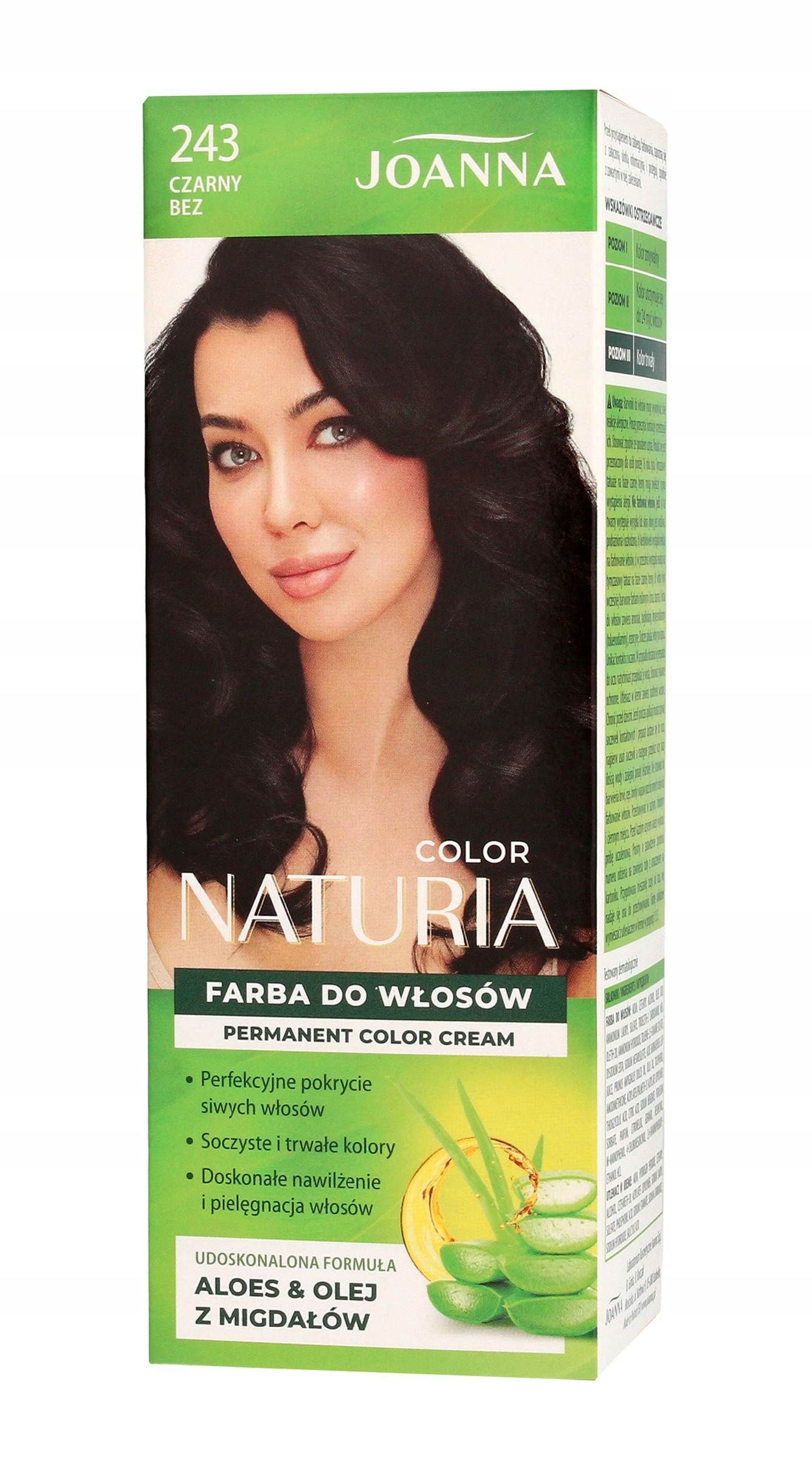 

Joanna Naturia Color Farba do włosów 243Czarny Bez