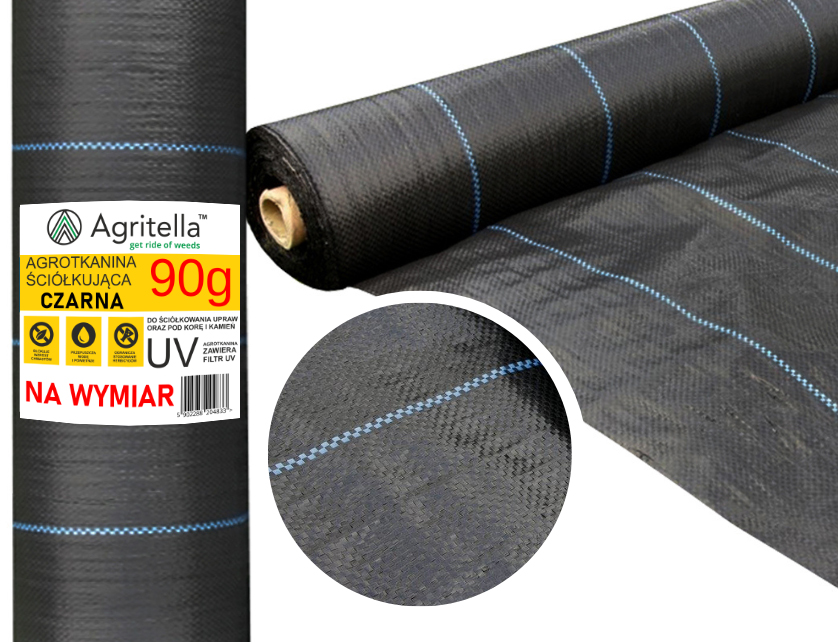 

Gruba Agrotkanina 90g na chwasty Metry 2,2x1m Uv