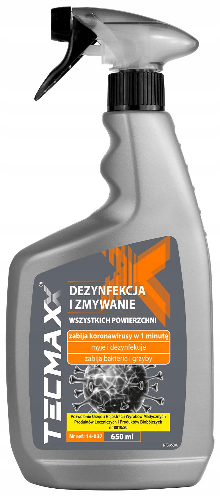 

Tecmaxx Dezofast Płyn Do Dezynfekcji 650ml