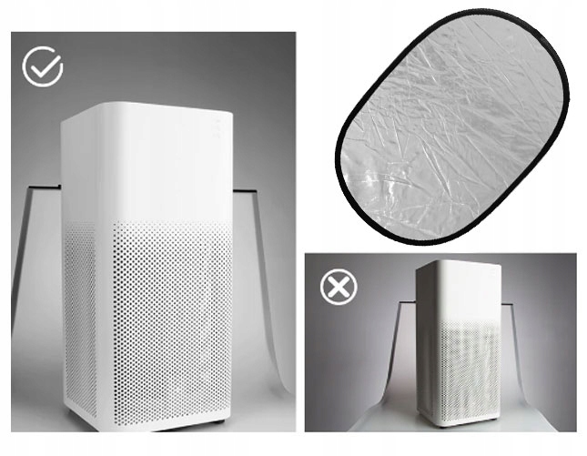 BLENDA OWALNA 2w1 90x120cm 90/120 - SREBRNO ZŁOTA ZŁOTO SREBRNA + POKROWIEC Rozmiar Większa niż 110cm