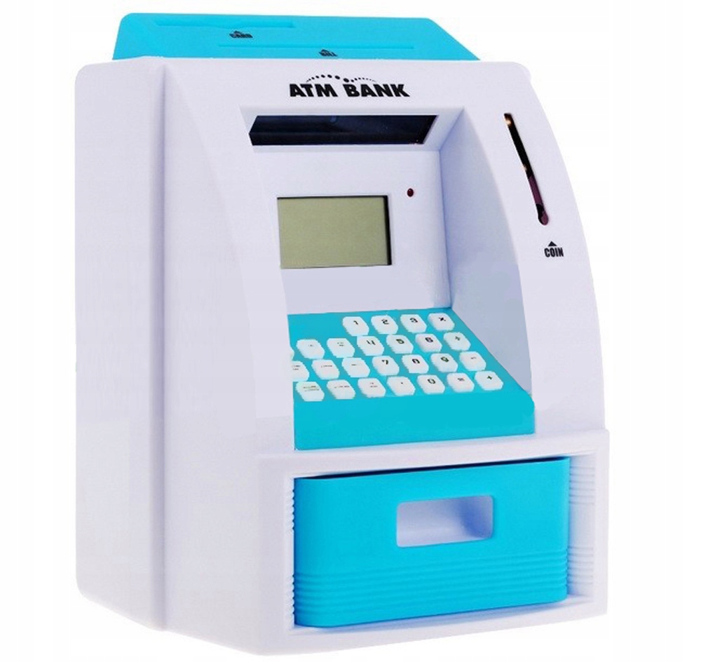 

Edukacyjna Polska Skarbonka Monety Bankomat LCD Pl