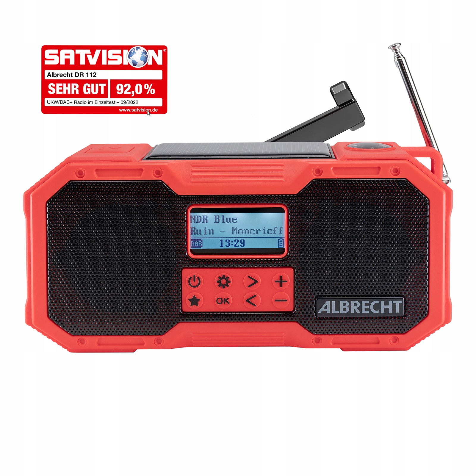 Radio awaryjne Albrecht DR112 DR-112 Powerbank Solar Dynamo Bluetooth
