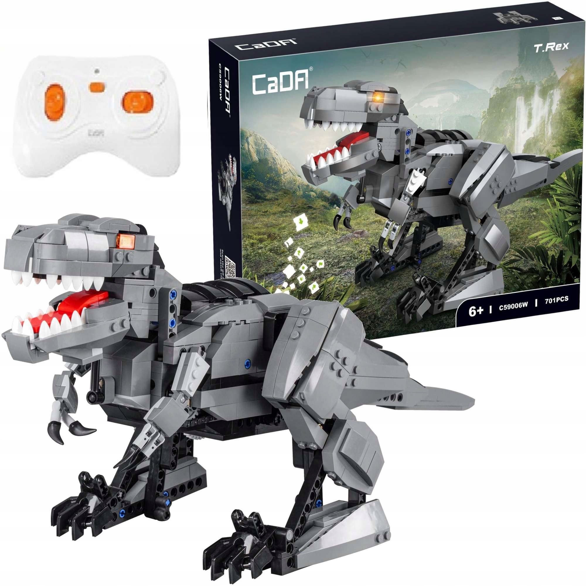 

Klocki Konstrukcyjne Figurka T-rex Sterowana 701EL
