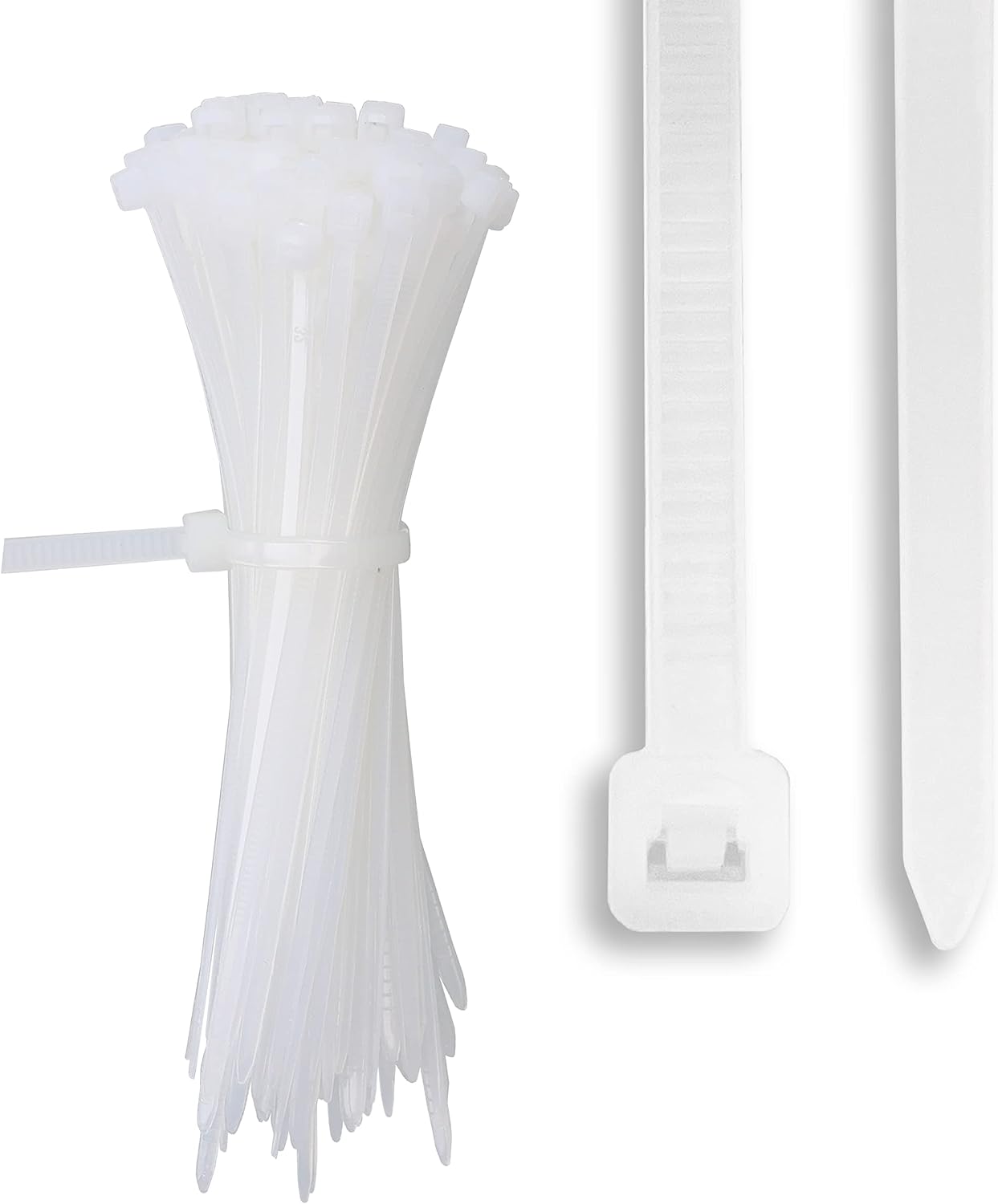 OPASKI ZACISKOWE TRYTKI BIAŁE 3,6x150 mm x100 Szerokość 3.6 mm