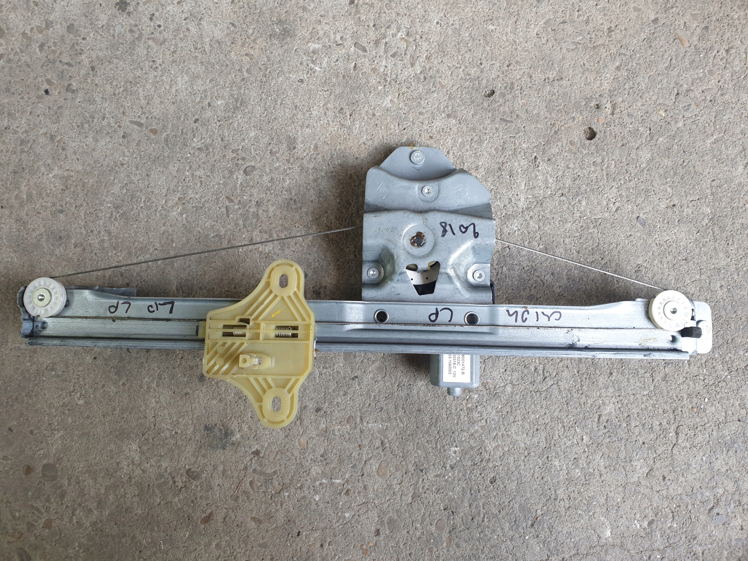 window regulator left front RENAULT CLIO 4 IV 807213867R 2013