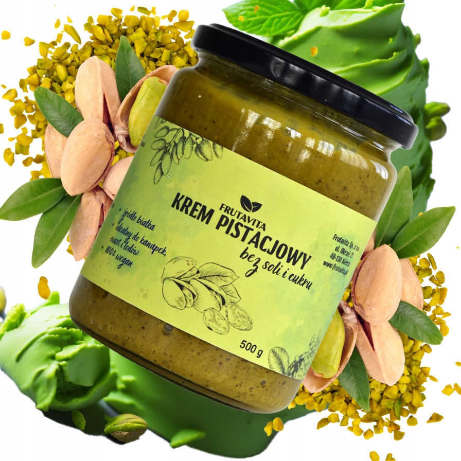 Pistáciová pasta Pistáciový krém 100% Krém z Pistácie bez cukru 500 g