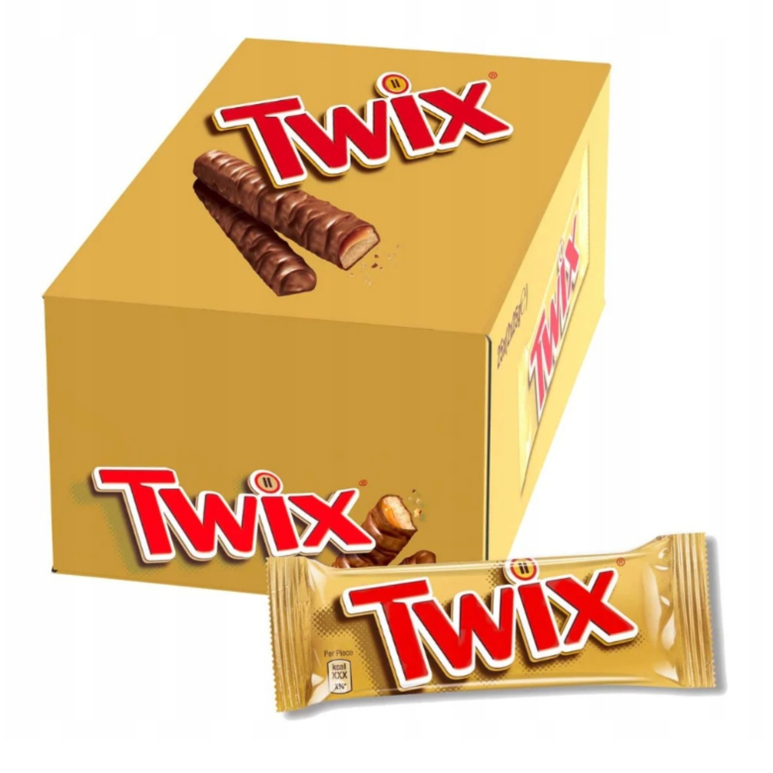 Zestaw 30szt Twix Baton 50g Ciasteczko z Karmelem w Czekoladzie Mlecznej