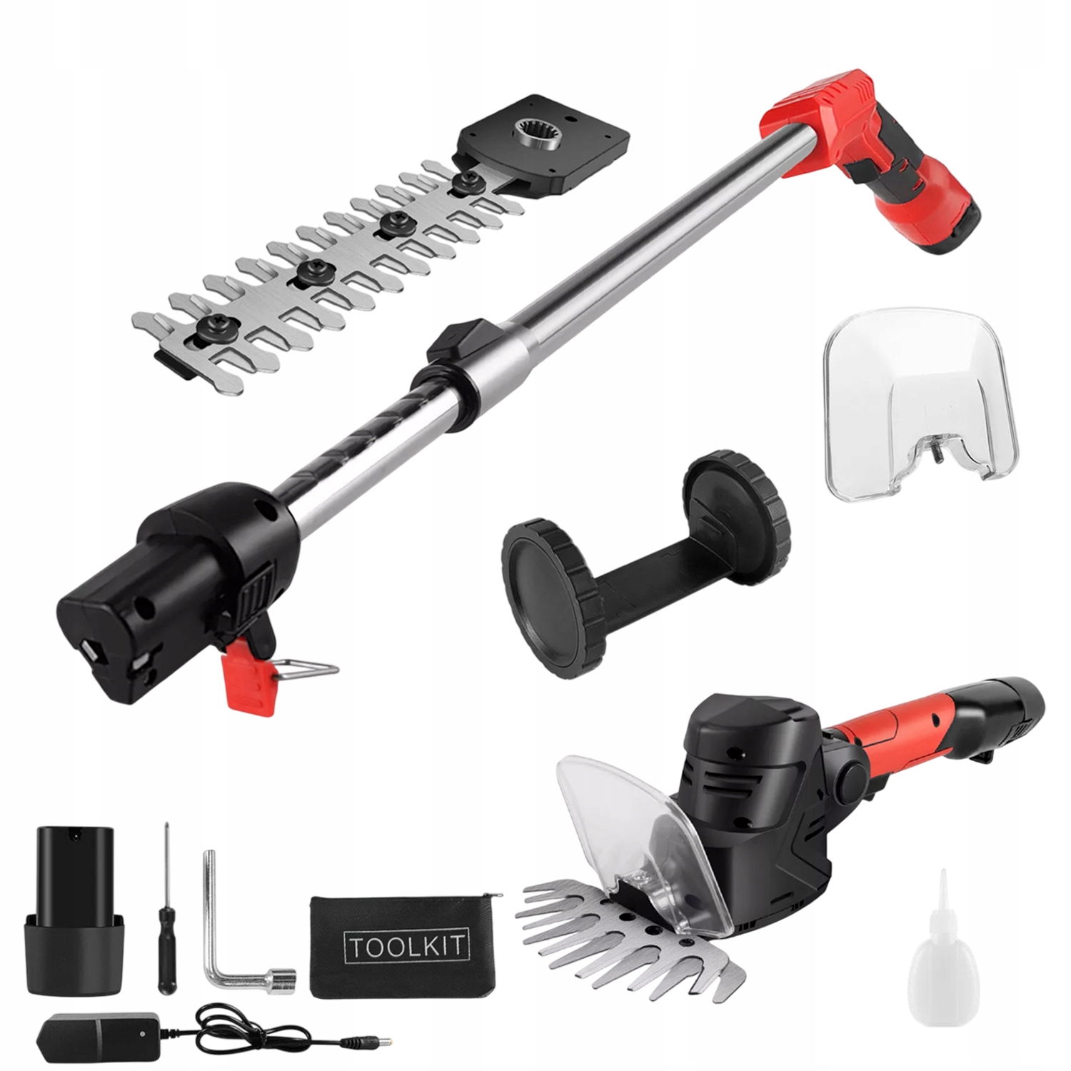 Bezdrátové Zahradní nůžky 12V Čepele Trávník Keř Prodlužovací kabel