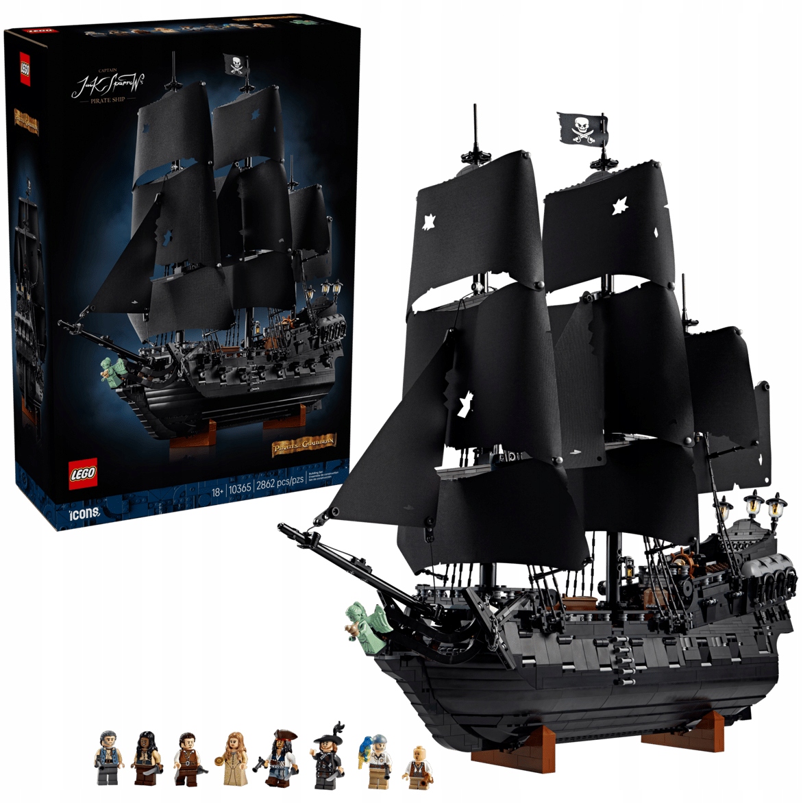 Lego Icons 10365 Loď kapitána Jacka Sparrowa